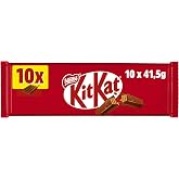 KITKAT Cookie with Milk Chocolate Pack 10 x 1.5 oz | Crunchy cookie with milk chocolate, ideal as a sweet snack to share or e