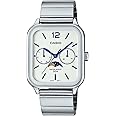 Casio Analog White Dial Men's Watch-MTP-M305D-7AVDF Stainless Steel, Silver Strap, White, Classic