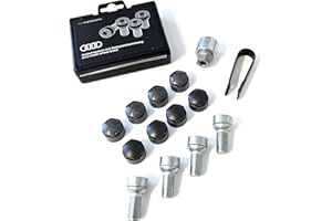 Audi 82A071455 śruby zabezpieczające koła, bolec do zabezpieczania kół, zapięcie do felg M14 x 1,5 x 27