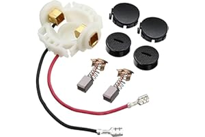 DAZZLEEX para Juego de cepillos DGA452, cepillos de Amoladora de 18 V con Tapas de portaescobillas para 638921-2 Bga450 Bga452 Dga452 Bgd800 Cb430 Piezas de Repuesto