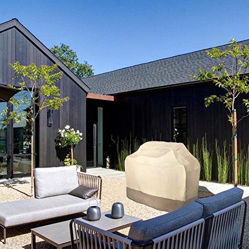 Ticent BBQ Grill Abdeckung Gasgrill Grillen Schutzhülle Haube für Grill Smoke Barbecue, 147 x 61 x 122 cm - 3