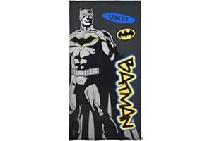 CARTOON Toalla de playa Batman de microfibra de poliéster toalla para niños 240 gsm tamaño 70x140 cm playa piscina