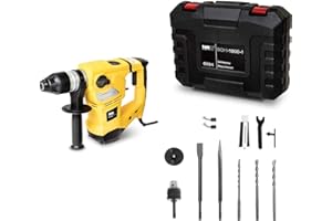 MSW MOTOR TECHNICS MSW - BOH-1800-1 - Hammer Drill - 1800 W - SDS Plus Tool Shank