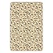 Produktbild Bathroom Bath Rug Kitchen Floor Mat Carpet,Yoga,Girl Doing Poses from Asian Meditation Tradition Cartoon Style Cute Comic Decorative,Cream Dark Taupe White,Flannel Microfiber Non-slip Soft Absorbent
