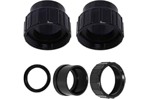 NUHFUFA 2 Set of Union Connection Kit of Pool Pump Accessories Compatible with Tristar SP3200VSP Serie, SP3200X, SPX4000 & SP4000X Hayward Northstar