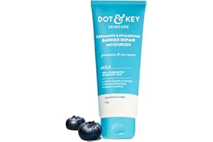 Dot & Key Barrier Repair Moisturizer For Normal, Dry, Combination & Sensitive Skin | 120 Hrs Moisturization, With 5 Ceramides & Hyaluronic | Repairs Damaged Skin Barrier, Non-Comedogenic | 100g