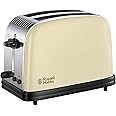 Russell Hobbs 23334 Stainless Steel 2 Slice Toaster, Cream