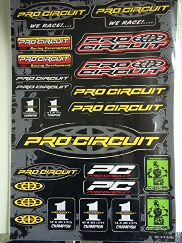 ROCKSTAR ENERGY Pro Circuit Sticker Sheet Large