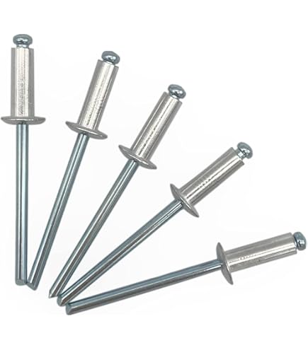 GESIPA Blindniete Senkkopf Aluminium 5x12mm - 500 Stück Mit Stahldorn, ISO15978 Für Professionelle Montage