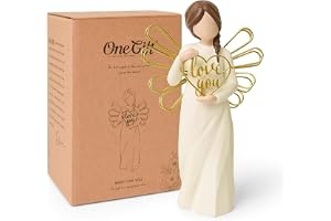 NANAOUS Love You Angel-figurer, gåvor, romantiska jubileumsgåvor