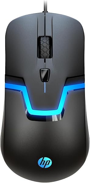 Hp wired rgb gaming mouse high performance mouse with optical sensor, 3 buttons, 7 color led for computer notebook lapto