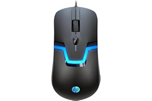 Wired RGB Gaming Mouse with Optical Sensor, 3 Buttons, 7 Color Led.