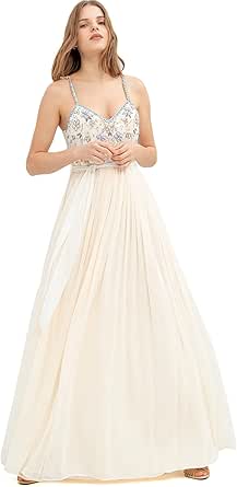 Fracomina Abito Lungo FR20SP639 Nude (XS) : Amazon.it: Abbigliamento