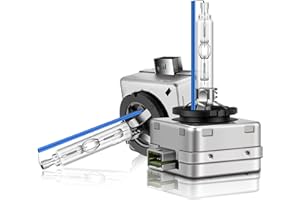 Erato D3S Xenon Lampadina allo xeno, 35W 8000K blu Bianco 12V HID Kit Xeno Lampada a Scarica Super Luminosa High Low Beam di Ricambio per i Auto Fari, 2 Lampadine