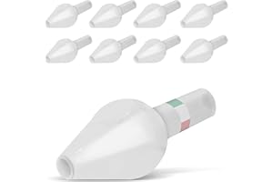 ITALSOLUTIONS 8 Olive per Lavaggi Nasali Bambini e Adulti- Beccucci Morbidi Neonato - Made in Italy - Ugello Irrigatore Nasale (8 olive)