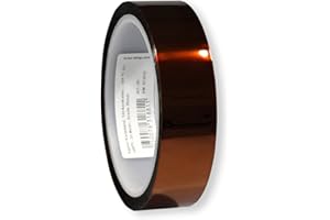 BDLLMDES Scotle Kapton poliammide nastro incollatrice eBand di TS-269 fino a 400 gradi Celsius, 25 mm x 33 m, RW kf2533