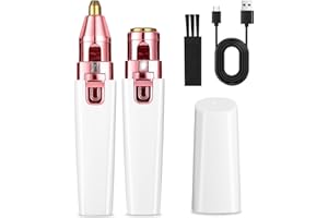 Bixury 2 w 1 Damska Golarka Elektryczna Elektryczna Golarka dla Kobiet Golarka Elektryczna dla Kobiet z Oświetleniem LED do Twarzy Ramion Nóg Pod Pachami Bikini