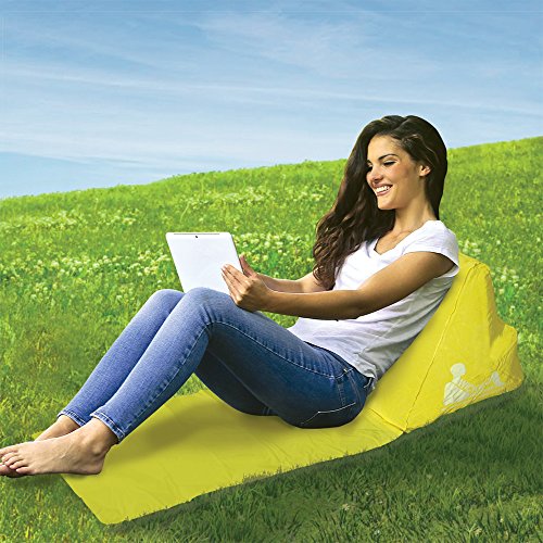 Preisvergleich Produktbild Escape Wicked Keil aufblasbar – Liege, gelb