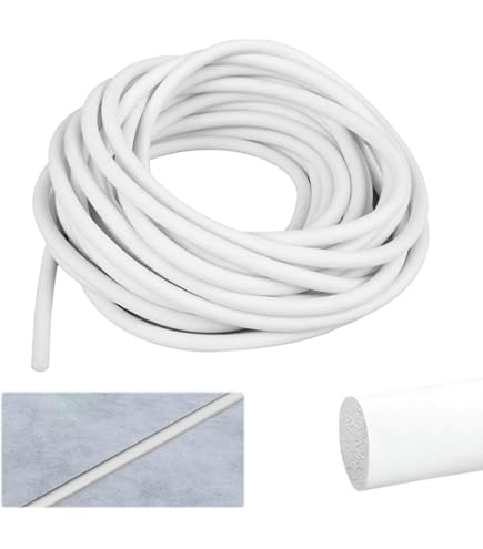 Afdichtingskoord, 5 meter voegen, 10 mm afdichting, schuim, rond