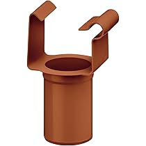 Ugello Di Scarico Per Grondaie 115/85mm - Plastica PVC-U, Grigio, Compatibile Sistemi INEFA