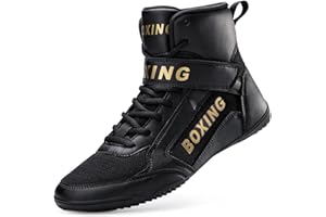 CZHIHANEG Calzado de boxeo para hombre Calzado de entrenamiento de boxeo Calzado de entrenamiento de combate adecuado para el entrenamiento deportivo de combate Fitness Calzado de lucha libre para hombre