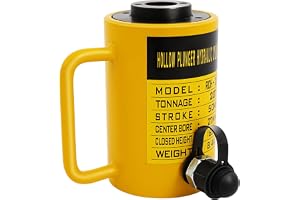 Hydraulisk cylinder 20 T, ihålig cylinder med 50 mm nav, ihålig cylinders, hydraulisk domkraft för industri, underverkstad, byggplatser och broar RCH-2050