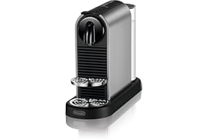 De'Longhi Nespresso CitiZ Platinum EN220.T, ekspres do kawy na kapsułki, ekspres do kawy na kapsułki pojedyncze, 4 rozmiary kubków, 19 barów ciśnieniowych, 1260 W, Titan