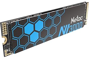 Netac 500GB Interna NVMe SSD PCIE M.2 2280 Unidad de Estado Sólido 3D NAND con Disipador de Calor para Jugadores de PC, Oficina, Videoclip y Diseño