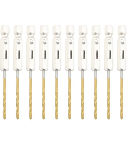 6-teiliges Sechskantbohrer-Set – 1,5 Mm, 1/4 Zoll Schaft, HSS, Für Holz, Metall & Edelstahl