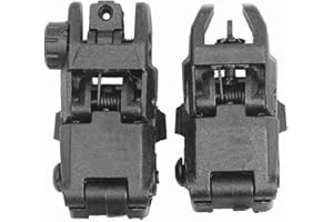 SUNRIS Tactique M4 AR15 AR-15 pour Le viseur Repliable à l'avant et à l'arrière pour Le viseur de Secours à Transition Rapide pour Picatinny Rail