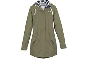 Regenliebe Damen Regenmantel | Friesennerz tailliert | gestreiftes Innenfutter | winddicht und wasserdicht