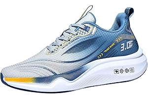 Generisch Zapatos ortopédicos para hombre, zapatillas de plataforma transpirables, parte superior de malla, zapatillas deportivas, amortiguación, zapatillas de correr, ligeras, zapatillas de deporte