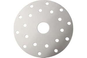 BABOMINIMER Edelstahl-Wärmeverteiler-Adapter für Induktionskochfelder, geeignet für verschiedene Kochgeschirr-Typen (14,8 cm)