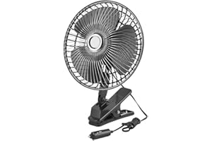 TLC Ltc - Ventilatore da Auto con Presa accendisigari 24V / 6"