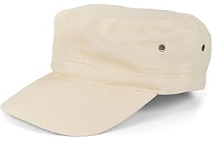 styleBREAKER Casquette Unisexe en Style Militaire en Toile de Coton Robuste, Fermeture à Scratch Réglable, 04023020
