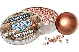 Diana Oktoberfest BBS Kaliber 4,4mm verkupfert 750 STK. Luftgewehr Munition Luftgewehr Kugeln Luftgewehr Patronen 4,4 BB Kugeln BB Munition Oktoberfestgewehr