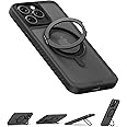 Anker Magnetic Phone Case for iPhone 15 Pro Case Cover, Anti-Slip and Drop-Proof Protective Cover with 360° Ring Stand, iPhone Case Compatible with MagSafe, Exclusively Designed for iPhone 15 Pro