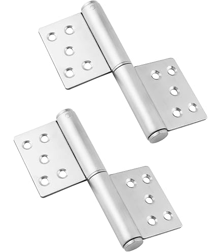 Cerniere A T YIXISI Per Porte Esterne - 4 Pezzi 50mm Con Viti, Nere E Resistenti