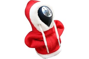 KODMNSW Auto Schaltknauf Hoodie Mini Car Gear Shift Cover Witzige und niedliche Pullover, Accessoires für die Autoinnenausstattung Winterliche Wärme