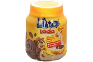 Podravka Lino Lada Duo Haselnuss-Creme, Feiner Brotaufstrich aus Haselnüssen und Kakao, (1 x 400 g)