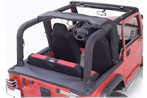 Rugged Ridge 13611.15 Roll Bar Cover Kit, Full; 92-95 Jeep Wrangler YJ