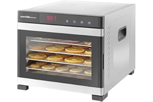 SOUSVIDETOOLS HENDI Sous Vide Tools Dörrautomat mit 6 Ebenen, aus Edelstahl, Touchpanel mit Timer und Thermostatkontrolle, Industrie-Dörrautomat, ideal zum Dörren von Obst, Fleisch und Gemüse (229033)