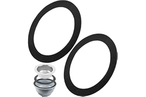 YOUR DAY MATE Guarnizione piatta per scarico del cestello, 2 pz, Ø 113 x 86 x 1 mm, per raccordi da 3 1/2", compatibile con BLANCO, FRANKE, VIEGA, IKEA, ecc.