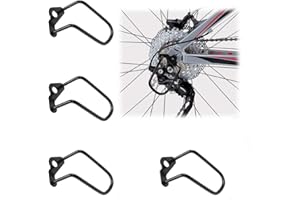 YUEYUAN Huahao Vélo Dérailleur Arrière Garde Support 4 Pièces Vélo Dérailleur Arrière Garde Protecteur de Dérailleur Arrière de Vélo Dérailleur arrière réglable en Acier pour Equipement de Vélo VTT