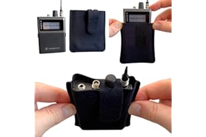 URSA STRAPS URSA Live Pouch: Premium Belt & Instrument Strap Pouch for Wireless Transmitters & Receivers. Quick and secure removal and attachment. Compatible with Line 6, Sennheiser, Shure & More