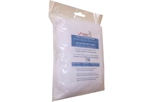 MOSQUITOHOUSE Toile de moustiquaire 3 m x 2,50 m Blanc Avec 4 bandes de velcro de 3 m x 2 cm Blanc pour fenêtres portes terrasses caravanes