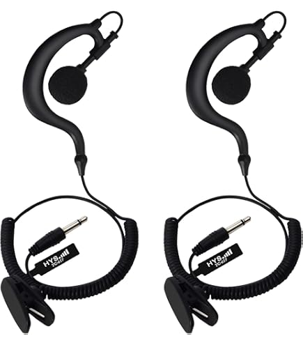 Produktbild von UAYESOK Funk-Headset 2,5mm - Für Motorola Walkie Talkies Mit PTT-Mikrofon