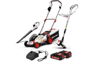 ELEM GARDEN TECHNIC Kit 3 machines rechargeables 20V max + 2 batteries