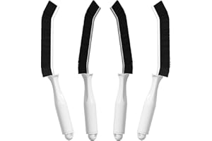 NICEKOOL 4Pcs Spazzola per Pulizia delle Fessure, Multifunzionale Dettagli Spazzola Hard-Bristled, Crevice Cleaning Brush per Doccia, Pavimenti, Bagno e Cucina