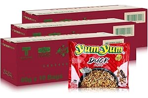 YUM YUM 30 x 60g Instant Nudeln mit DUCK / ENTEN Geschmack YumYum